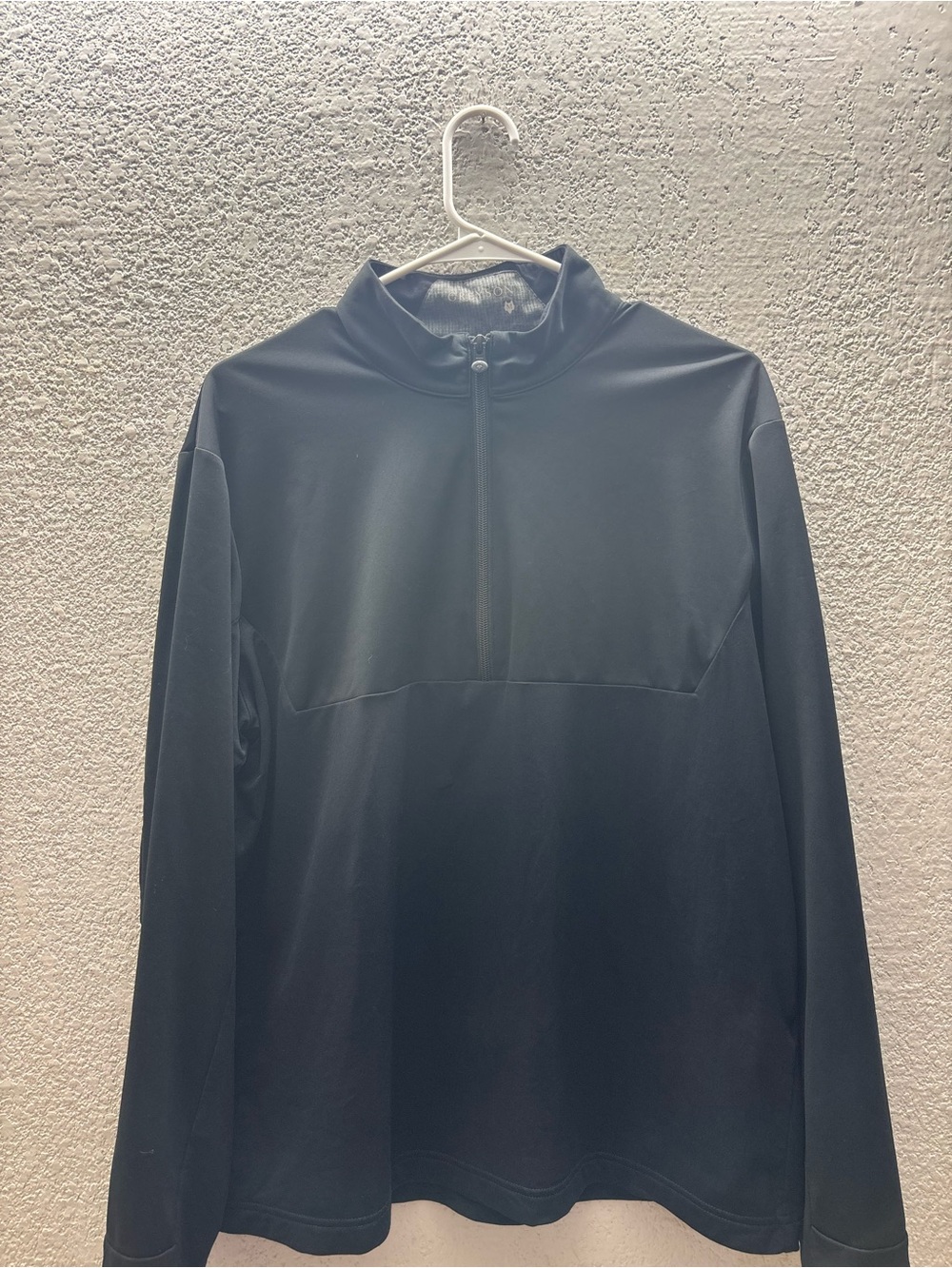 Greyson Black Lightweight Quarter-Zip Shirt Jacket